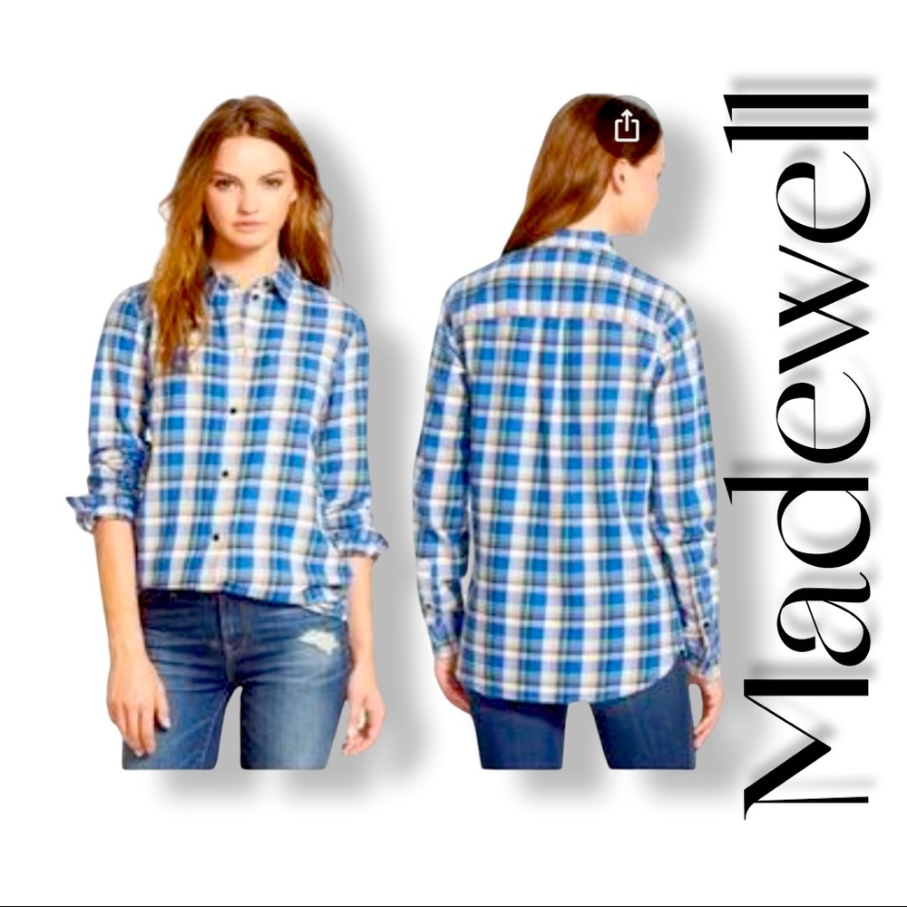 Madewell Tulsa Plaid Ex-Boyfriend Shirt